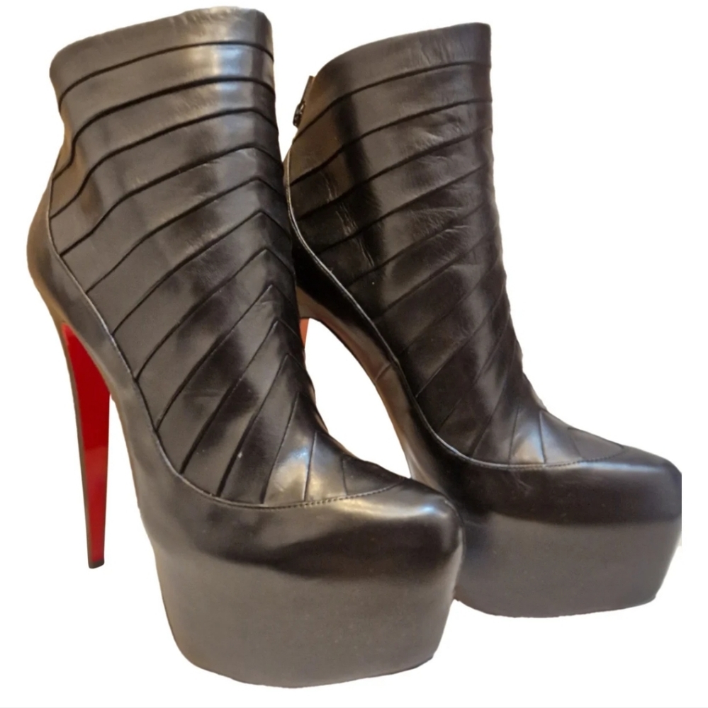 Christian Louboutin Amor Platform Ankle Boots